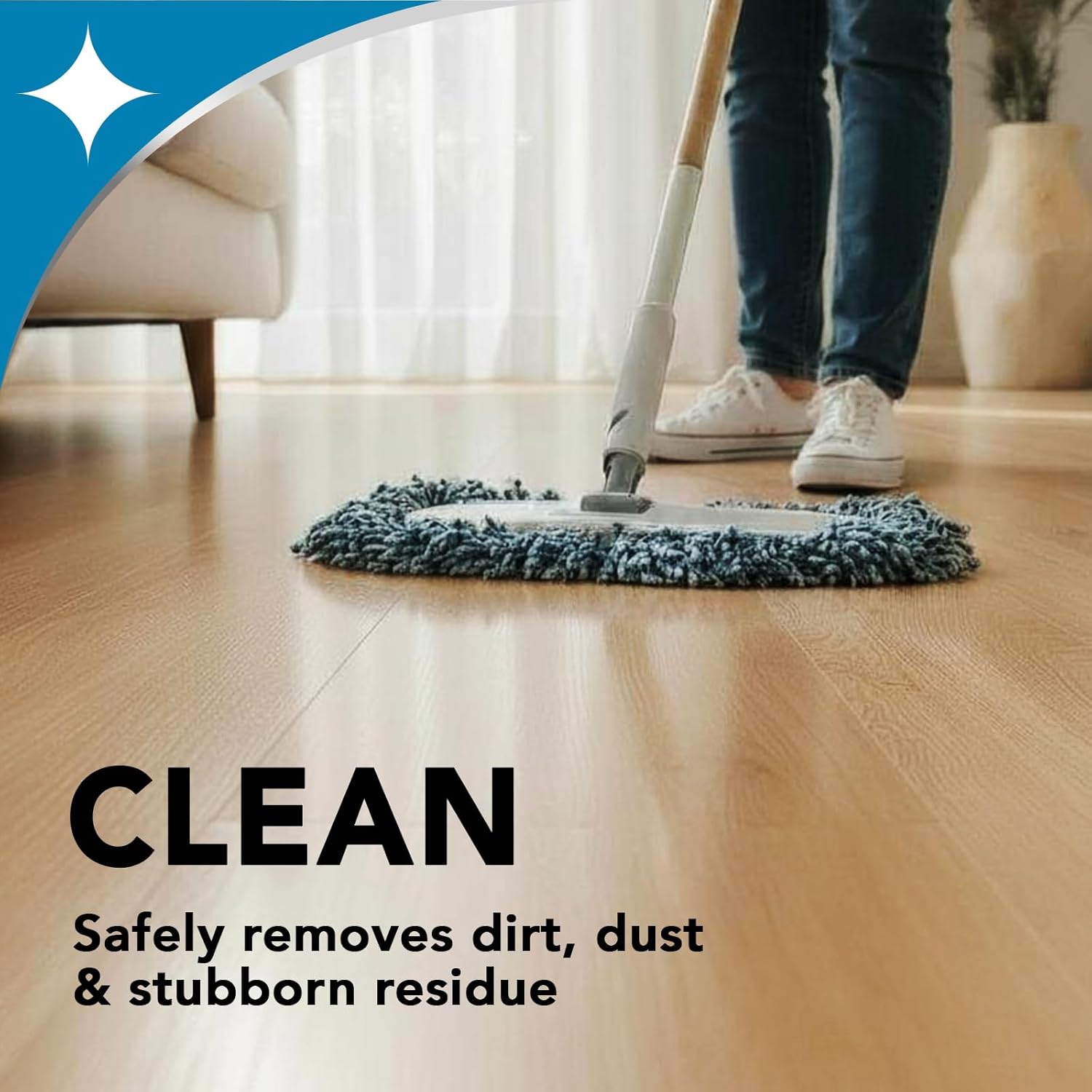 Weiman Hardwood Floor Cleaner and Polish Restorer Combo - 2 Pack - High-Traffic Hardwood Floor